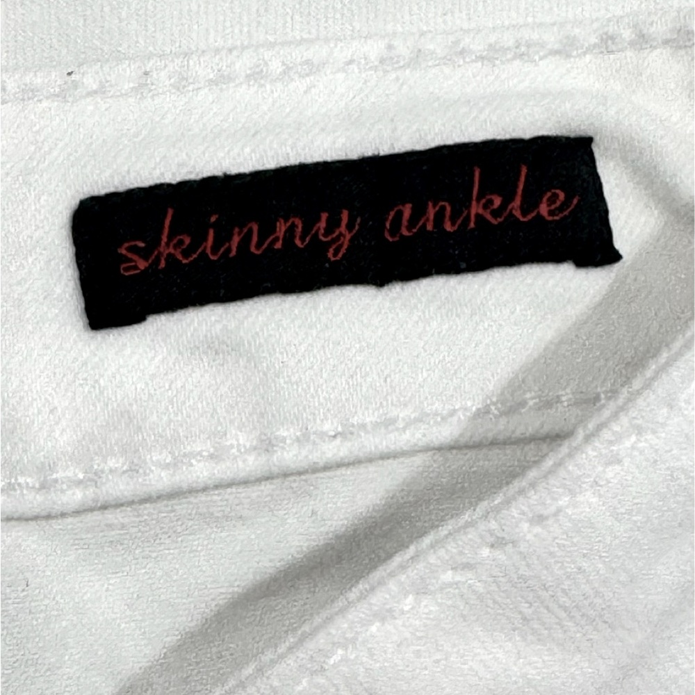 Earl White Denim Skinny Ankle Jeans Size 4 - Picture 4 of 6